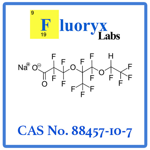 Sodium;2,2,3,3-tetrafluoro-3-[1,1,1,2,3,3-hexafluoro-3-(1,2,2,2-tetrafluoroethoxy)propan-2-yl]oxypropanoate | Catalog NO: FC23-HydroEVE | CAS NO: 88457-10-7