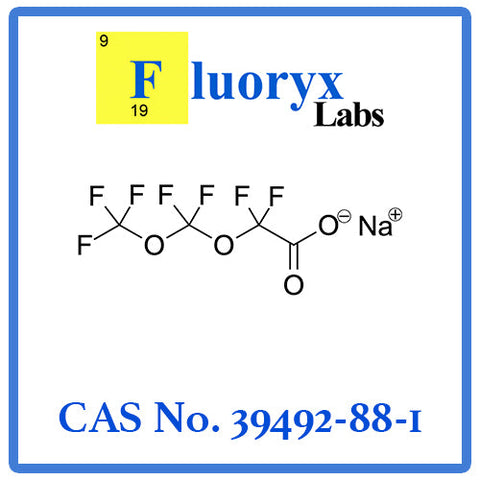 Sodium Heptafluoro-2,4-Dioxaohexan-6-oate | Catalog No: FC23-PFO2HXA | CAS No:  39492-88-1